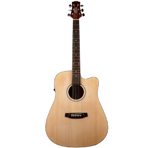 Ashton D20CEQ Ηλεκτροακουστική Κιθάρα Natural Satin